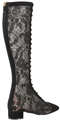 (Women) Dior Naughtily-D High-Top 'Black Mesh and Fabric Embroidery with Zipper' KDI851ROY_S900 Lookbook (Women) Dior Naughtily-D High-Top 'Black Mesh and Fabric Embroidery with Zipper' KDI851ROY_S900