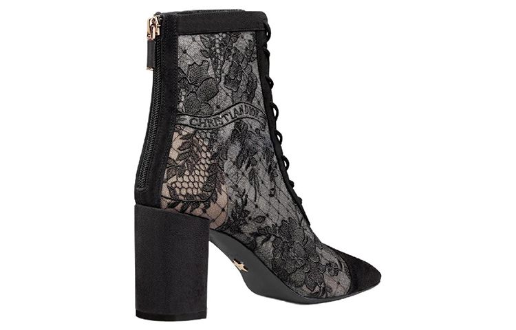 Shop (W) Dior Stivaletto Tacco Alto 8cm ''Black Zip'' KCI952ROY_S900