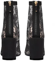 Purchase (W) Dior Sepatu Boot Hak Tinggi 8cm 'Black Zip' untuk Wanita KCI952ROY_S900