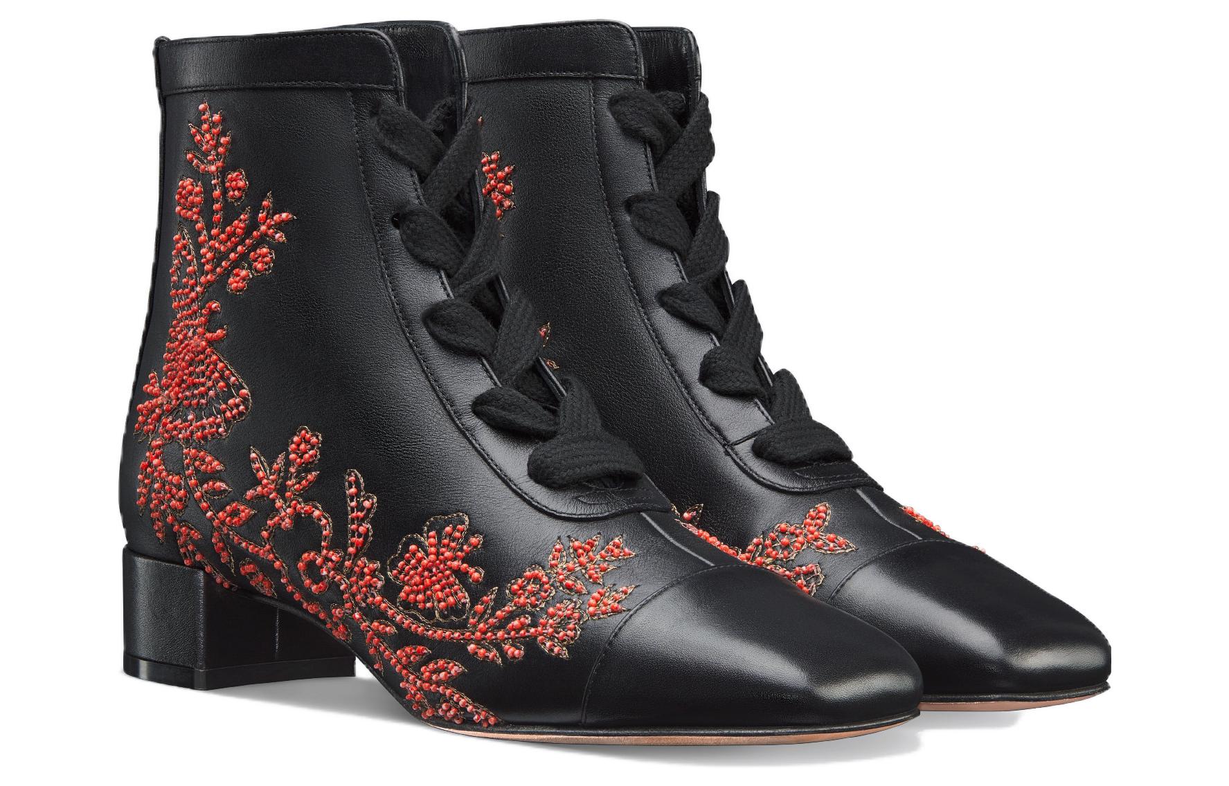 Lookbook (W) 迪奥顽皮D皮靴‘黑红’ KCI982BYC_S36X