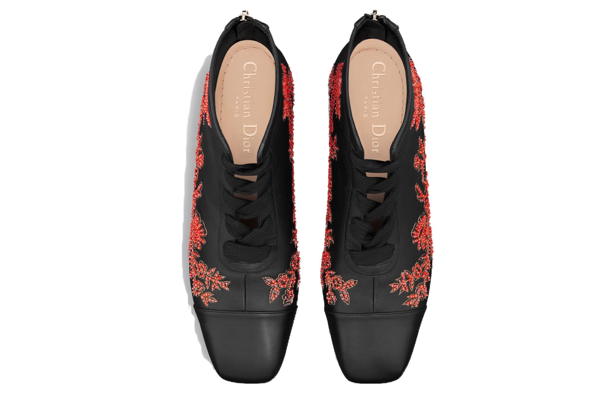 Shop (W) Botte en Cuir Dior Naughtily-D ''Noir Rouge'' KCI982BYC_S36X
