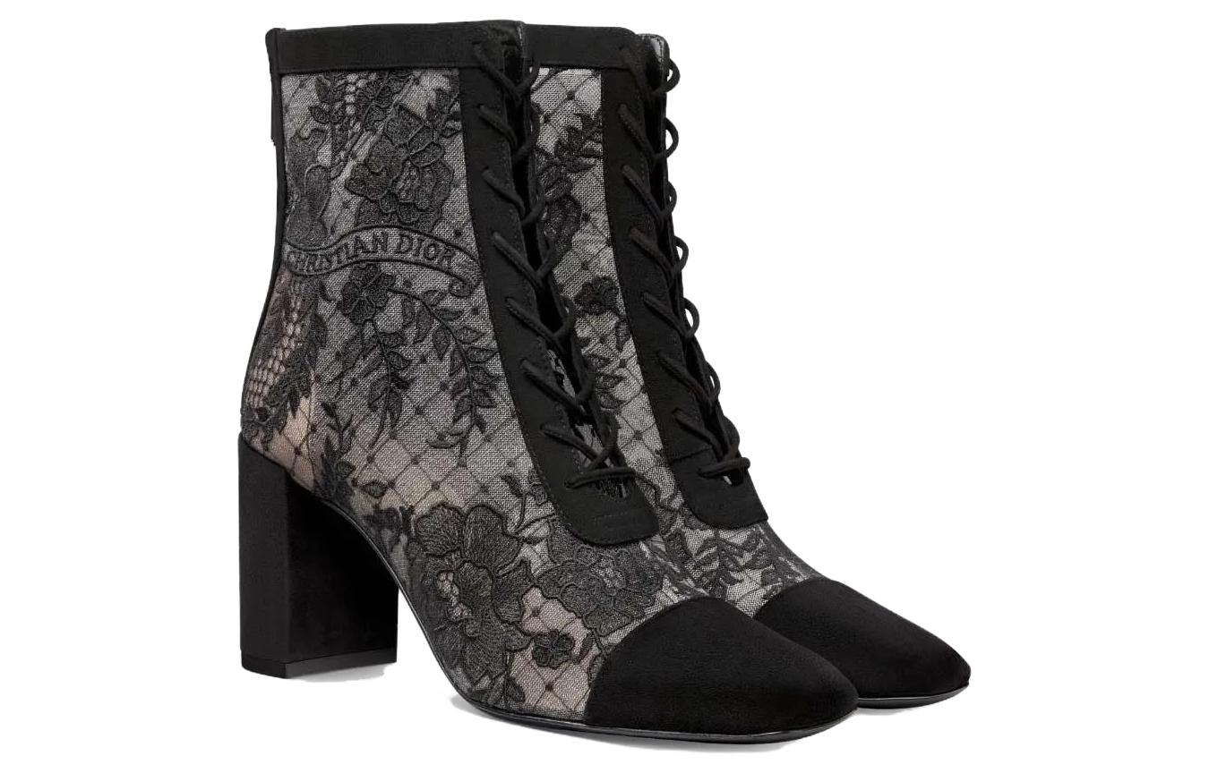 Lookbook (W) Dior Naughtily-D Mesh Enkelboot ''Transparant Zwart'' KDI952ROY_S900