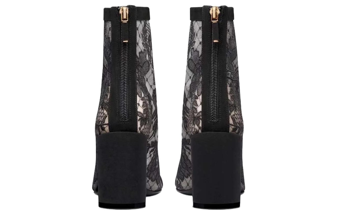 Purchase (W) Dior Naughtily-D Mesh Enkelboot ''Transparant Zwart'' KDI952ROY_S900