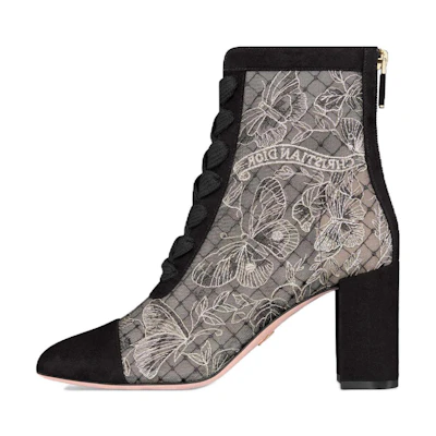 (W) Dior Naughtily-D Mesh Boot 'Black'