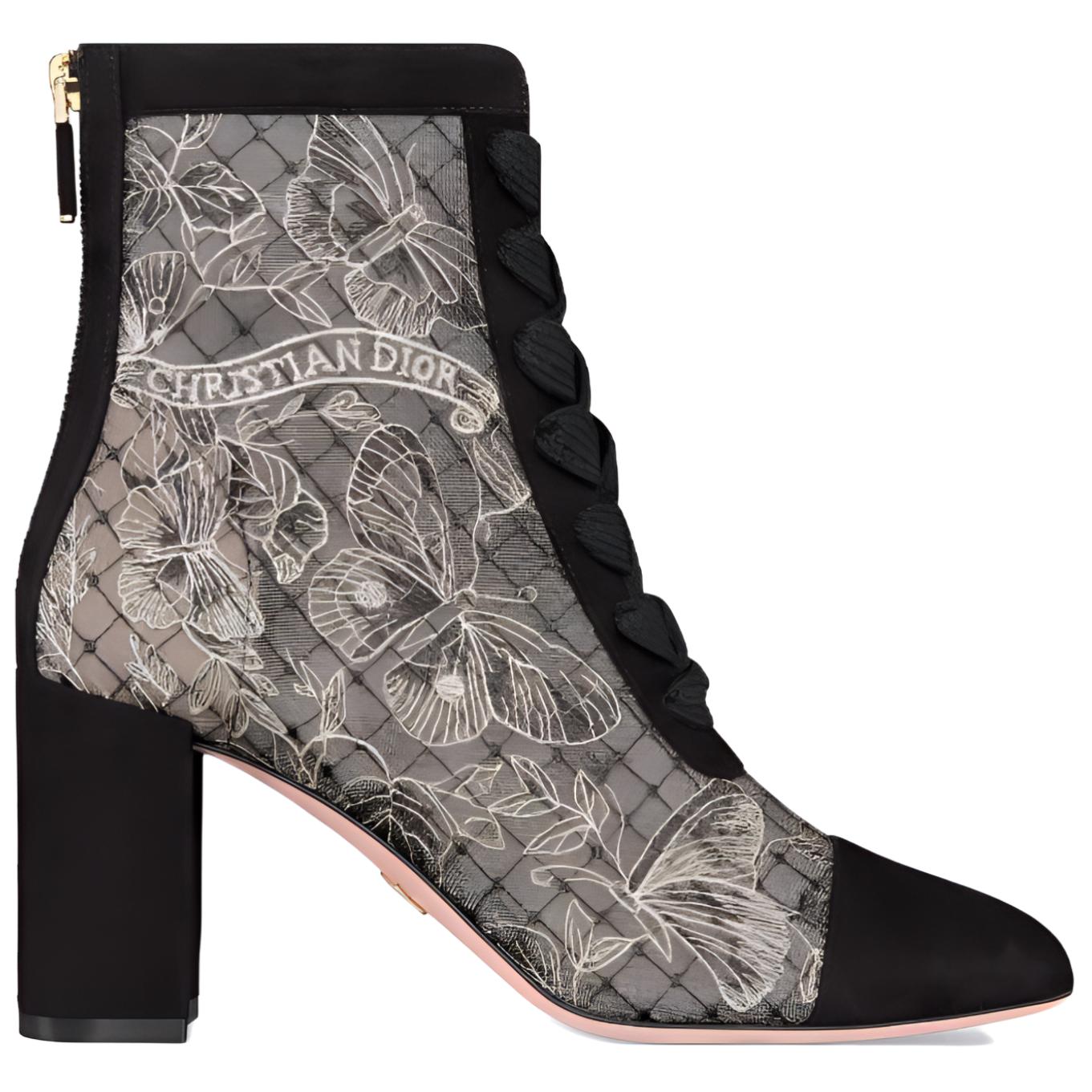 Order (W) Bota Dior Naughtily-D Mesh 'Negro' KCI980BXT_S21X