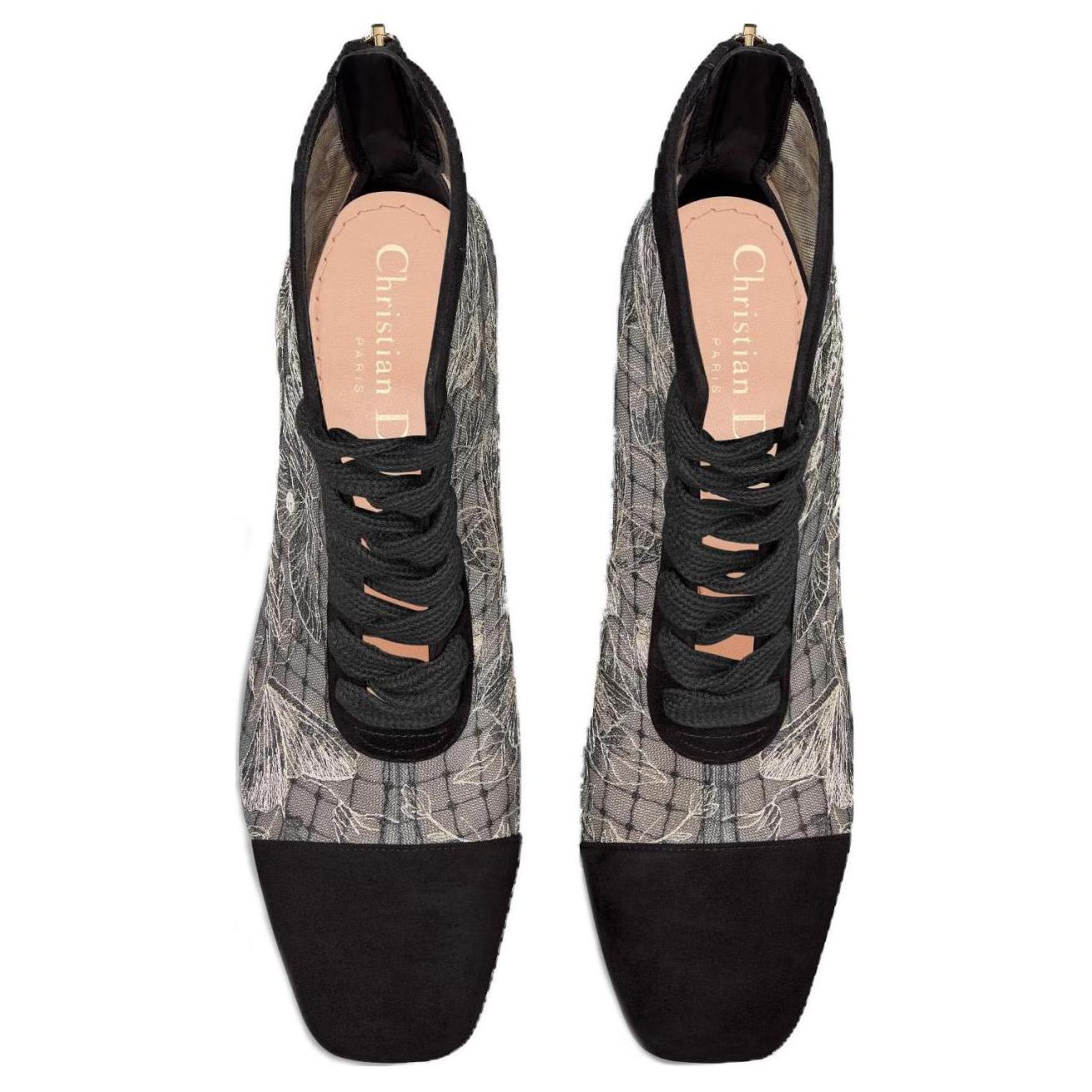 Shop (W) Bota Dior Naughtily-D Mesh 'Negro' KCI980BXT_S21X