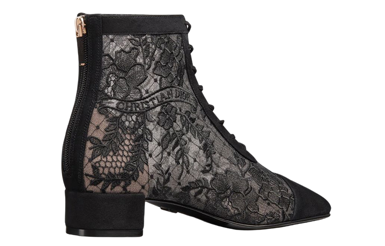 Lookbook (W) Stivali Dior Naughtily-D Mesh Ricamati con Cerniera ''Neri'' KDI850ROY_S900