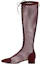 Buy (W) Dior Naughtily-D Mesh Velvet Leren Laarzen ''Bordeaux'' KDI493SUR_S33R