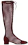 Order (W) Dior Naughtily-D Mesh Velvet Leren Laarzen ''Bordeaux'' KDI493SUR_S33R