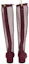 Shop (W) Dior Naughtily-D Mesh Velvet Leren Laarzen ''Bordeaux'' KDI493SUR_S33R