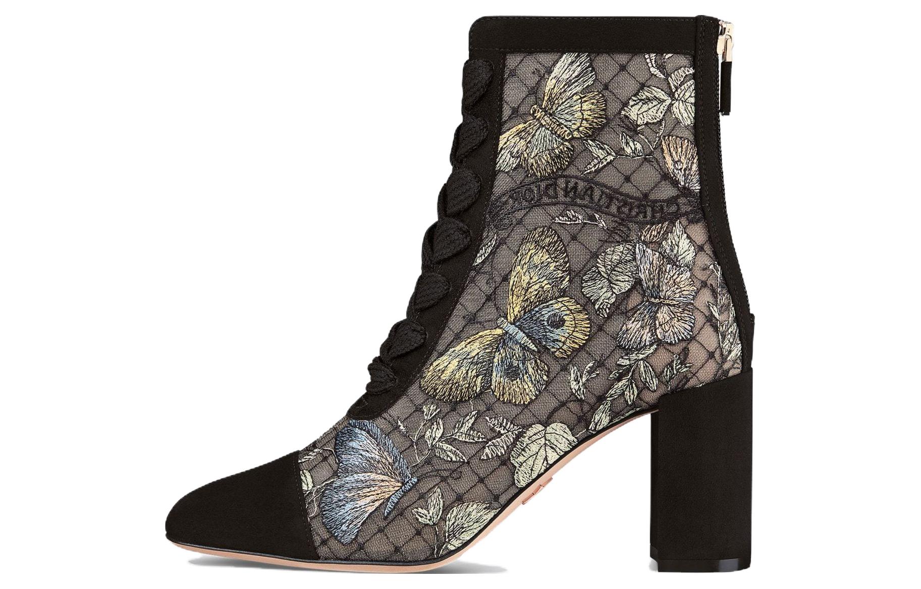 (Women) Dior Naughtily-D Short Boot 8cm 'Black Comfort' KCI980BMT_S26X