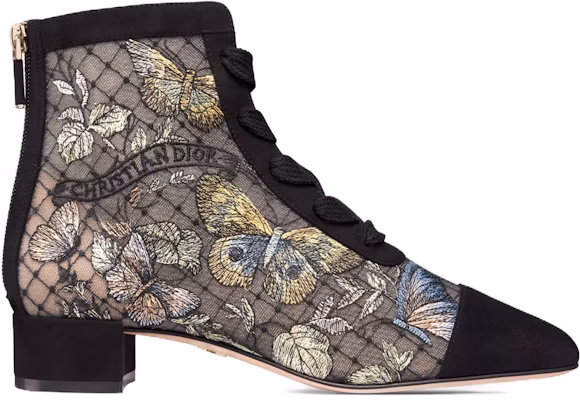 (W) Dior Naughtily-D 'Bota de Tobillo de Ante Negro Gris' KDI979BMT_S26X Order (W) Dior Naughtily-D 'Bota de Tobillo de Ante Negro Gris' KDI979BMT_S26X