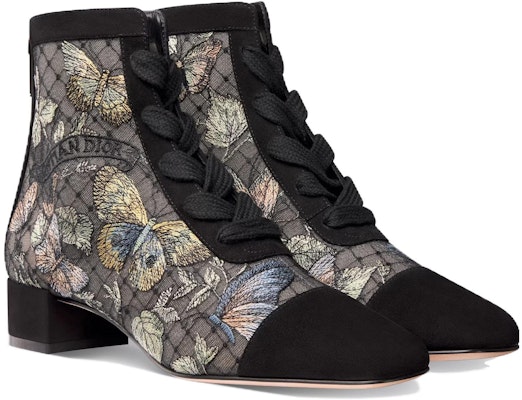 (W) Dior Naughtily-D 'Bota de Tobillo de Ante Negro Gris' KDI979BMT_S26X Lookbook (W) Dior Naughtily-D 'Bota de Tobillo de Ante Negro Gris' KDI979BMT_S26X