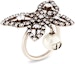 Buy (W) Cincin Wanita DIOR Night Butterfly Resin Pearl Crystal Metal Silver. R1930WOMCYD30S