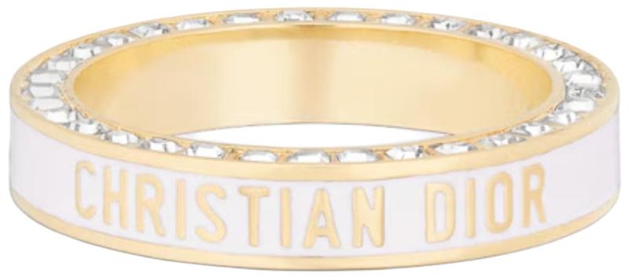 (W) DIOR Night Code Logo Cincin Logam Emas. R2278WOMLQD301 Lookbook (W) DIOR Night Code Logo Cincin Logam Emas. R2278WOMLQD301