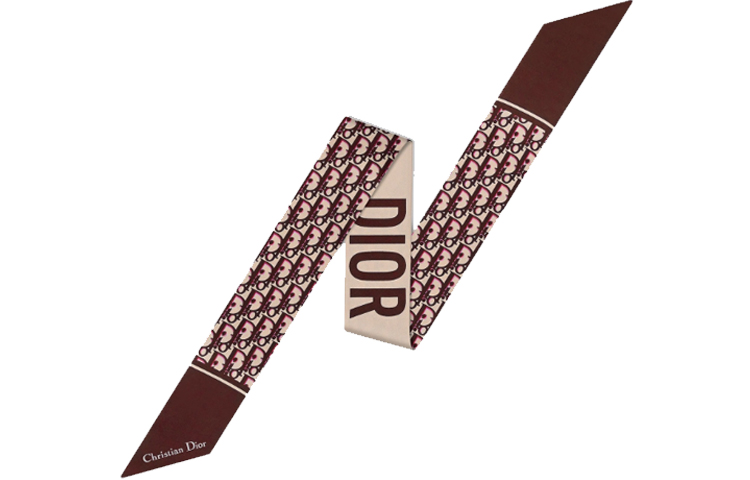 (Women) DIOR Oblique Print MITZAH Scarf Women Red 85CDO106I624-C340