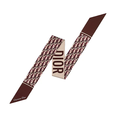 (Women) DIOR Oblique Print MITZAH Scarf Women Red 85CDO106I624-C340