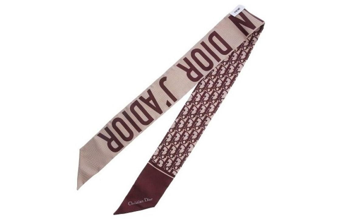 (Women) DIOR Oblique Print MITZAH Scarf Women Red 85CDO106I624-C340 圖 3