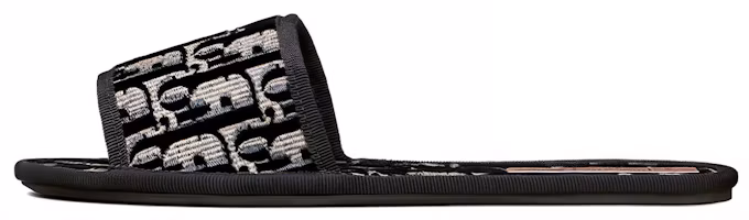 Buy (Women) Dior Oblique Slipper 'Chez Moi Black Velvet' KCQ488VOB_S56B
