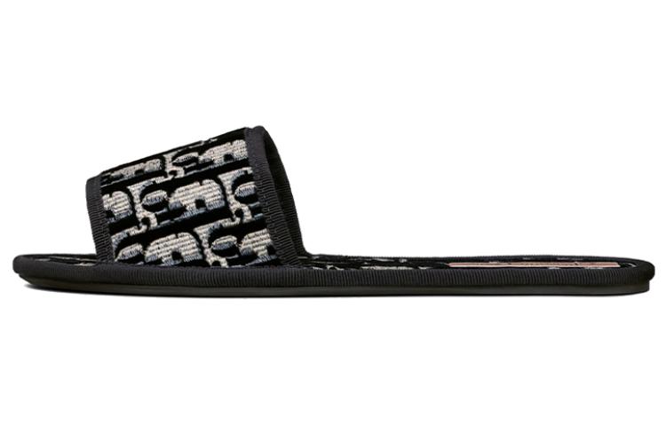 Buy (W) Zapatillas Dior Oblique 'Chez Moi Terciopelo Negro' KCQ488VOB_S56B