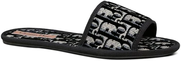 Lookbook (Women) Dior Oblique Slipper 'Chez Moi Black Velvet' KCQ488VOB_S56B