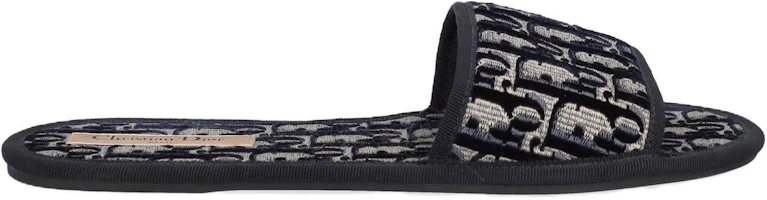 Sizing (Women) Dior Oblique Slipper 'Chez Moi Black Velvet' KCQ488VOB_S56B