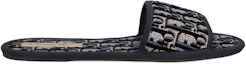 Sizing (W) Dior Oblique Slipper ''Chez Moi Schwarz Samt'' KCQ488VOB_S56B