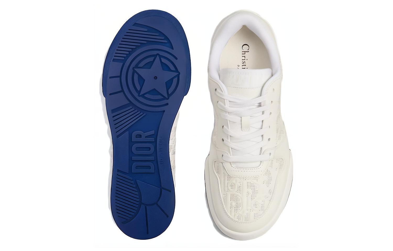Purchase (W) Dior One Sneaker 'Dior Oblique - Putih Biru Tua' KCK364LOB-S24W