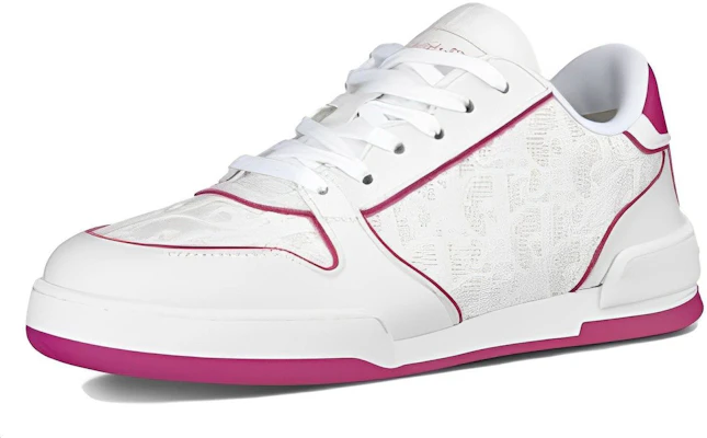 (W) Dior ワン スニーカー 白×フューシャ KCK366LOM-S76W Buy (W) Dior ワン スニーカー 白×フューシャ KCK366LOM-S76W