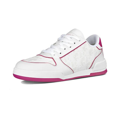 (W) Dior One Sneaker 'White Fuchsia'
