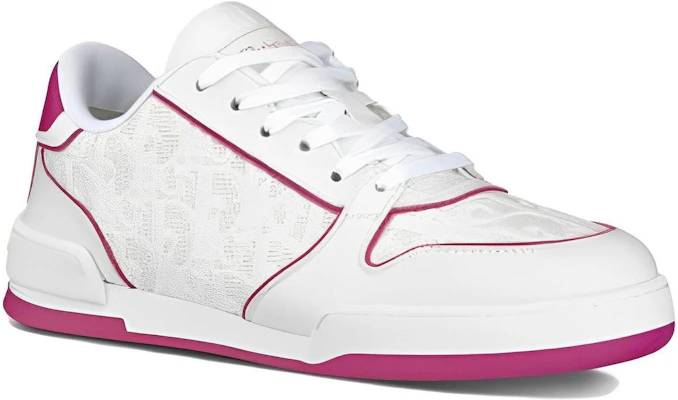 (W) Dior ワン スニーカー 白×フューシャ KCK366LOM-S76W Order (W) Dior ワン スニーカー 白×フューシャ KCK366LOM-S76W