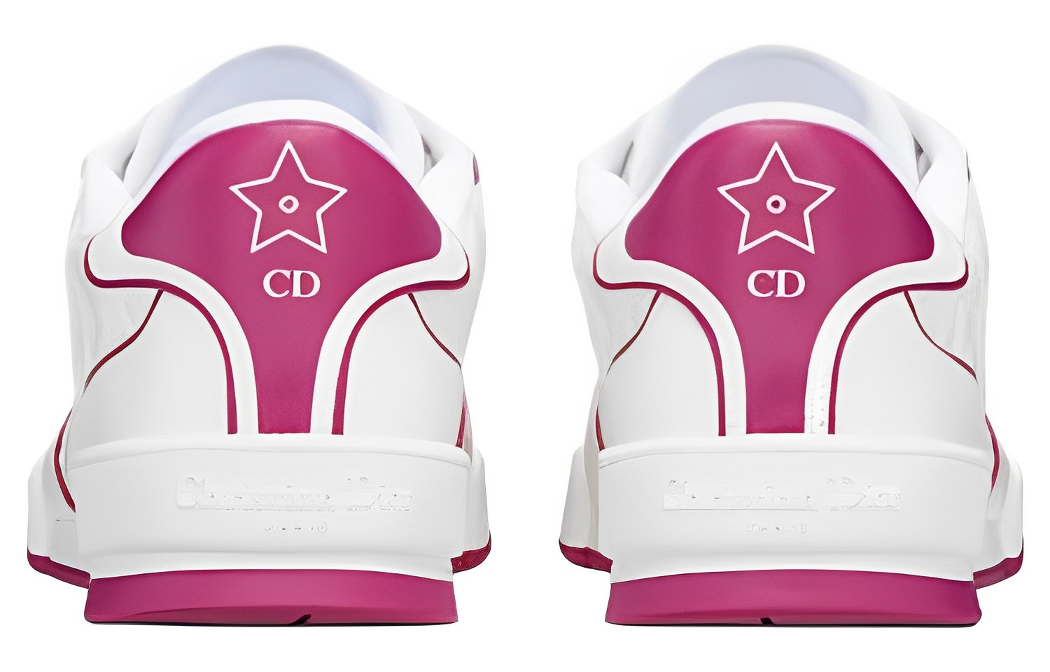 Shop (W) Dior ワン スニーカー 白×フューシャ KCK366LOM-S76W