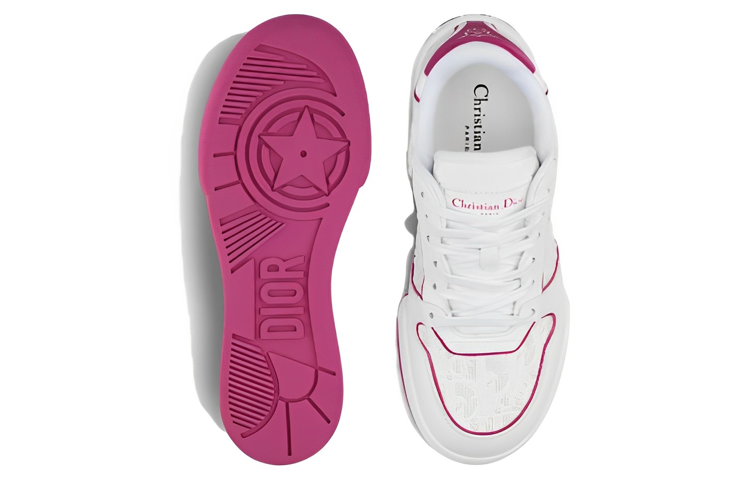 Purchase (W) Dior ワン スニーカー 白×フューシャ KCK366LOM-S76W