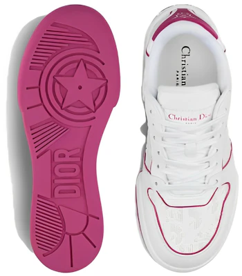 (W) Dior ワン スニーカー 白×フューシャ KCK366LOM-S76W Purchase (W) Dior ワン スニーカー 白×フューシャ KCK366LOM-S76W