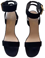Shop (W) Sandal Dior Gesper Terbuka 'Hitam' KDQ219VVV_S31X