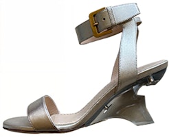 (Women) Dior Open-Toe Buckle Slide Sandals 'Platinum' KDQ219LAM_S54K (Women) Dior Open-Toe Buckle Slide Sandals 'Platinum' KDQ219LAM_S54K