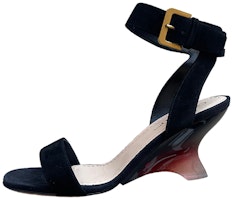 (Women) Dior Open-Toe Buckle Slide Sandals 'Black' KDQ219VVV_S31X (Women) Dior Open-Toe Buckle Slide Sandals 'Black' KDQ219VVV_S31X