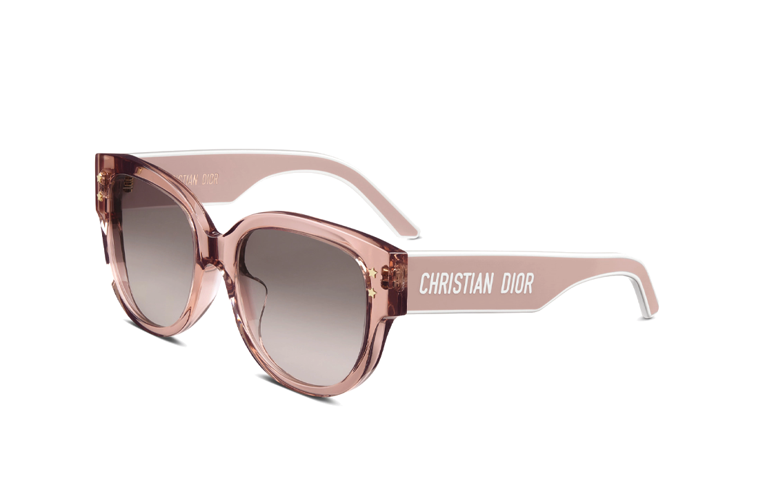 (Women) DIOR Oval Sunglasses Pink with Logo Temples for Women DPFCB2IQR40D2 圖 2