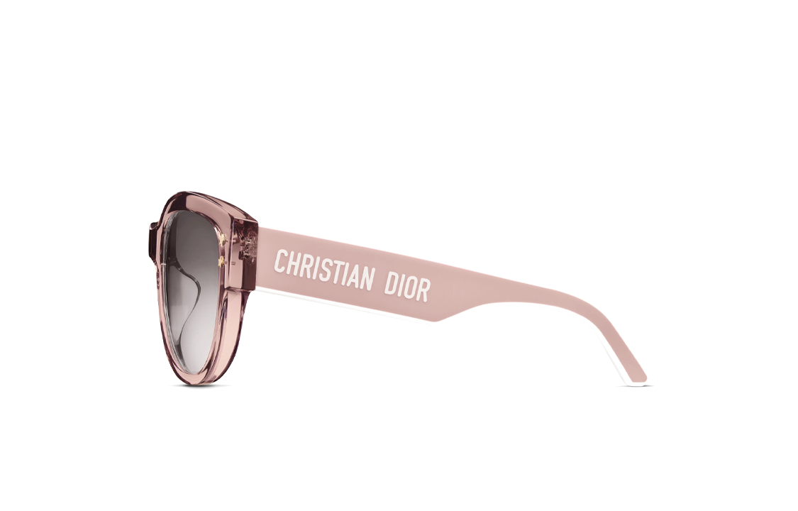 (Women) DIOR Oval Sunglasses Pink with Logo Temples for Women DPFCB2IQR40D2 圖 4