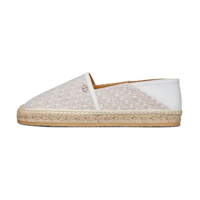 (W) Dior Paradise Flat Fisherman Shoe 'Grey White'