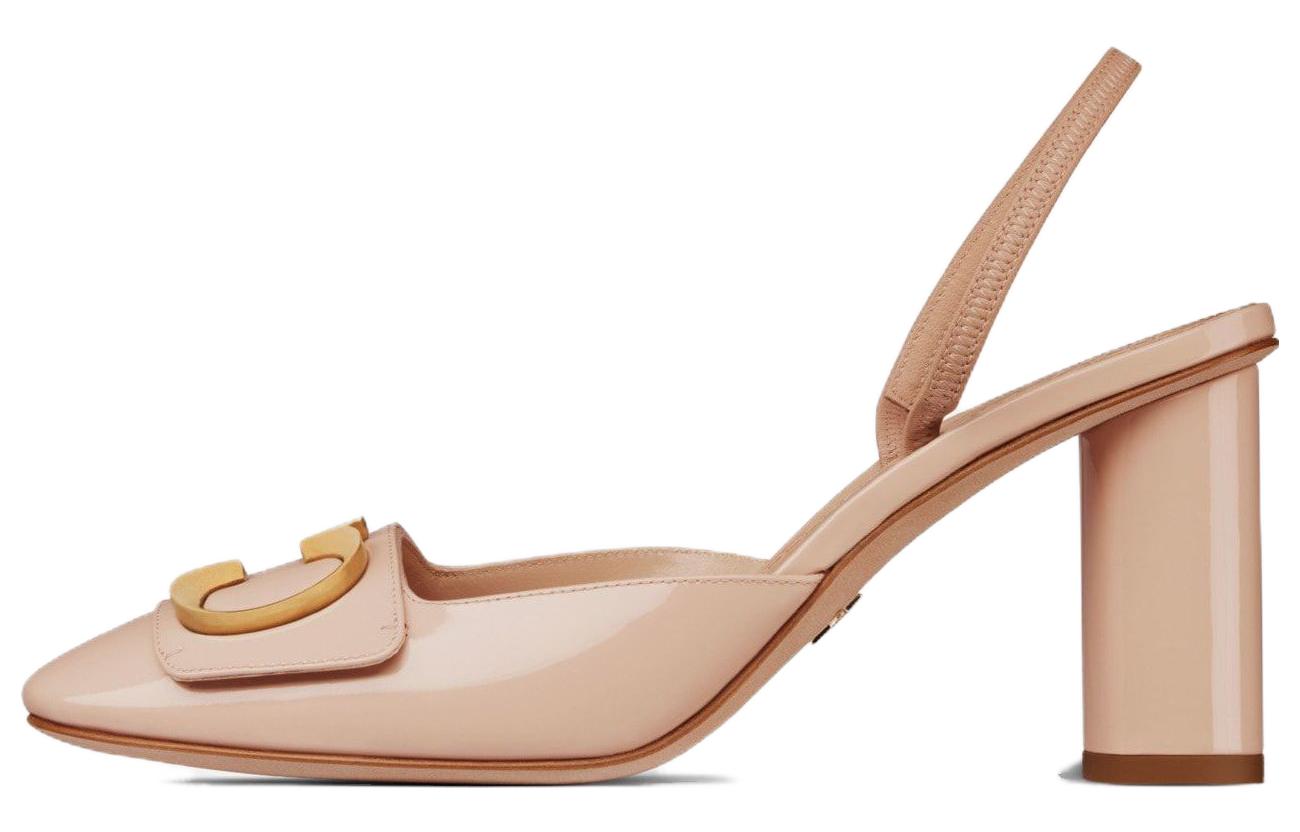 Buy (W) Dior Lakleer ''Nude Block Hak'' Pumps 8cm KCV073VNI_S18U