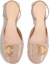 Shop (W) Kasut Tumit Tinggi Dior Kulit Berkilat 'Nude Block Heel' 8cm KCV073VNI_S18U