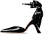 (W) Dior Kulit Paten "Kesederhanaan Mewah" Tumit Stiletto 10cm 'Hitam' KCV144VNI_S900