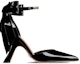 Order (W) Dior Kulit Paten "Kesederhanaan Mewah" Tumit Stiletto 10cm 'Hitam' KCV144VNI_S900