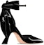 Shop (W) Dior Kulit Paten "Kesederhanaan Mewah" Tumit Stiletto 10cm 'Hitam' KCV144VNI_S900