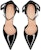 (W) Dior Kulit Paten "Kesederhanaan Mewah" Tumit Stiletto 10cm 'Hitam' KCV144VNI_S900