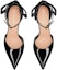 Purchase (W) Dior Kulit Paten "Kesederhanaan Mewah" Tumit Stiletto 10cm 'Hitam' KCV144VNI_S900