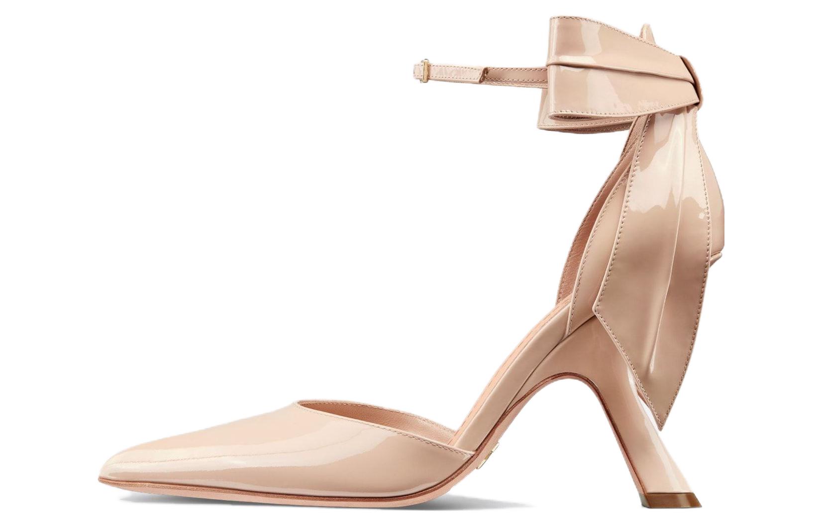 (Women) Dior Patent Leather Pumps 'Nude' 10cm KCV144VNI_S18U