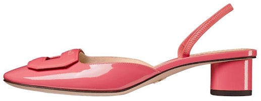 (Women) Dior Patent Leather Round Toe Chunky Heel 3.5cm 'Pink' KDB828VCA_S64P (Women) Dior Patent Leather Round Toe Chunky Heel 3.5cm 'Pink' KDB828VCA_S64P