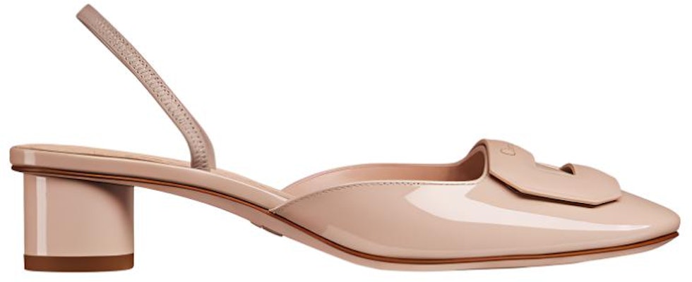 (Women) Dior Patent Leather Round Toe Chunky Heel 3.5cm 'Nude' KDB828VCA_S18U Order (Women) Dior Patent Leather Round Toe Chunky Heel 3.5cm 'Nude' KDB828VCA_S18U